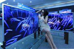 Samsung Begins Mass Producing 3D TV Panels