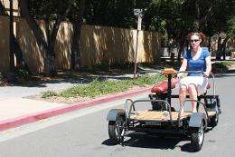 Stanford students' new electric car breaks the mold, not the bank