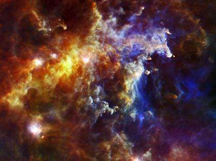 Stellar Nursery in the Rosette Nebula