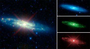 The many infrared 'personalities' of the Sculptor galaxy