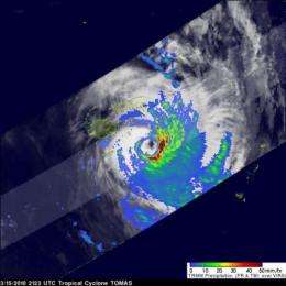 Tomas moving away from Fiji Islands after causing damages