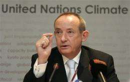 UN climate chief quits, leaves talks hanging (AP)