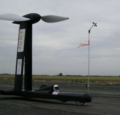 Wind-powered car goes down wind faster than the wind