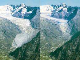Do Atlantic currents affect Alpine glacier melting?