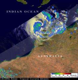 Tropical Storm Magda puts North Western Australian on alert