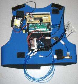 Vest to prevent balance disorder patients falling