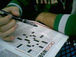 Can you prevent Alzheimer's disease by doing crossword puzzles?