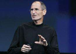 Apple chief executive Steve Jobs