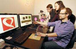 LCD projector used to control brain and muscles of tiny organisms such as worms