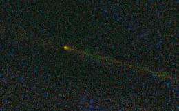 WISE captures key image of comet mission's destination