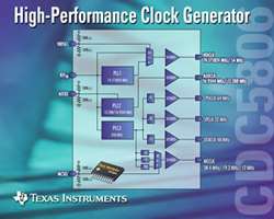 TI Announces Highly Integrated Clock Multiplier Featuring Industry's Best Performance