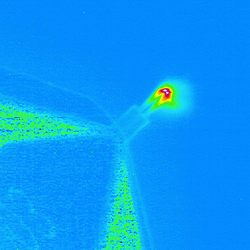 Infrared microscope image