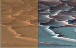 Dazzling Dunes on Mars