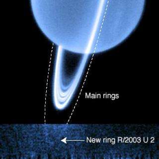Keck telescope captures faint new ring around Uranus
