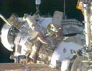 ISS crew begins spacewalk spacewalk, station unmanned