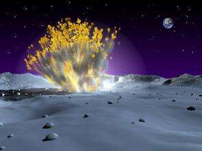 Astronomers Capture Rare Lunar Meteor Strike