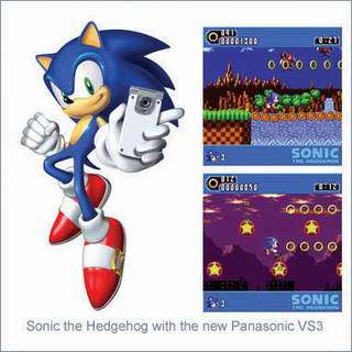 Sega Puts The Sonic Into Panasonic Mobile Phones