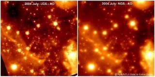 Astronomers Use Laser to Take Clearest Images of the Center of the Milky Way
