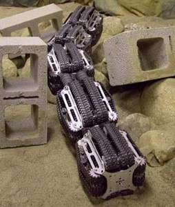 Snake-like robot conquers obstacles