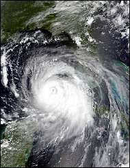 Hurricane Katrina in the Gulf of Mexico