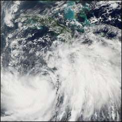 NASA satellite image shows Hurricane Wilma