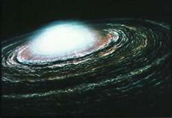 Protosun at the center of the solar nebula (Credit: NASA)