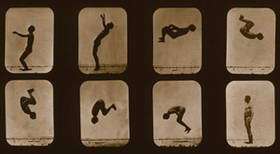 Athlete, Backwards Somersault, 1879, plate 104 from the series Attitudes of Animals in Motion