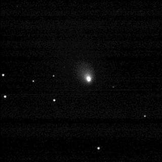 The image, taken on April 25, 2005, is the first of many comet portraits Deep Impact will take leading up to its historic comet