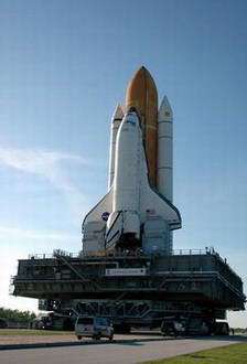 Space Shuttle Discovery at Launch Pad For Return to Flight
