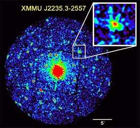 most distant massive object