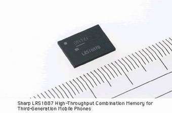 Sharp to Introduce High-Throughput Combination Memory for Third-Generation Mobile Phones