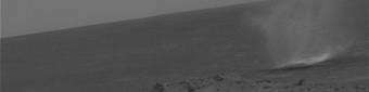 Movie Clip Shows Whirlwinds Carrying Dust on Mars