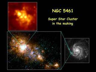 Super-star clusters may be born small and grow by coalescing