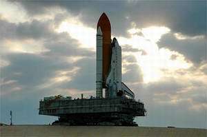 Discovery Rolls Back from Pad