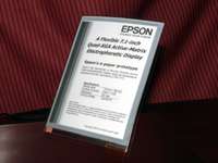 Epson Develops A6-Size Electronic Paper with World's Highest Resolution Using Plastic Substrate