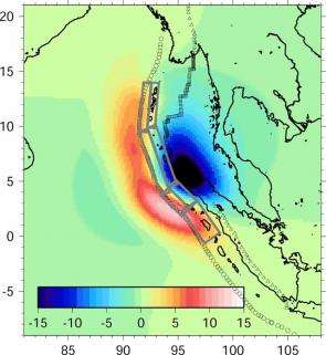 Satellite data reveals gravity change from Sumatran earthquake