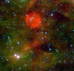 Spitzer Spies Remnants of a Shy Star