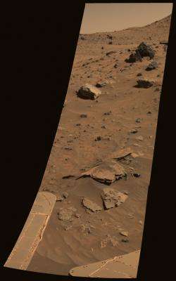 Possible Meteorites in the Martian Hills
