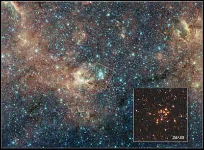 Mystery Solved: High-Energy Fireworks Linked To Massive Star Cluster