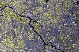 Massive German floods monitored from space