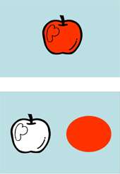 How Red Apples Mark a Cognitive Leap Forward
