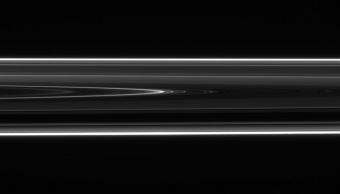Saturn's Rings Show Evidence of a Modern-Day Collision