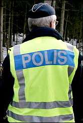 A Swedish police officer