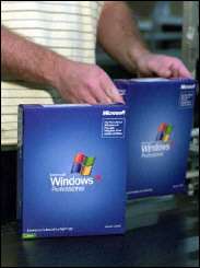 Copies of Microsoft\'s Windows XP operating system