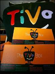 TiVo boxes on display