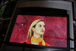 A 103-inch Panasonic plasma television