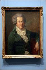 A portrait of Austrian Composer Wolfgang Amadeus Mozart by German painter Johann Edlinger