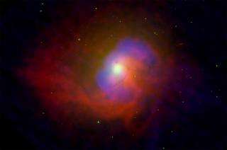 Chandra finds black holes are 'green'