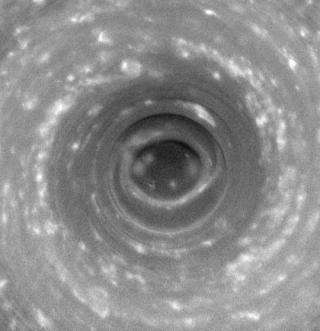 Cassini Sees Into the Eye of a Monster Storm on Saturn