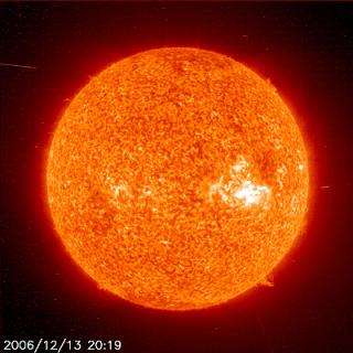 ESA mission controllers react to solar flare